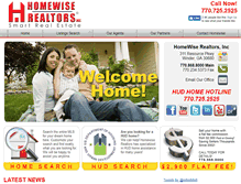 Tablet Screenshot of homewiserealtors.com